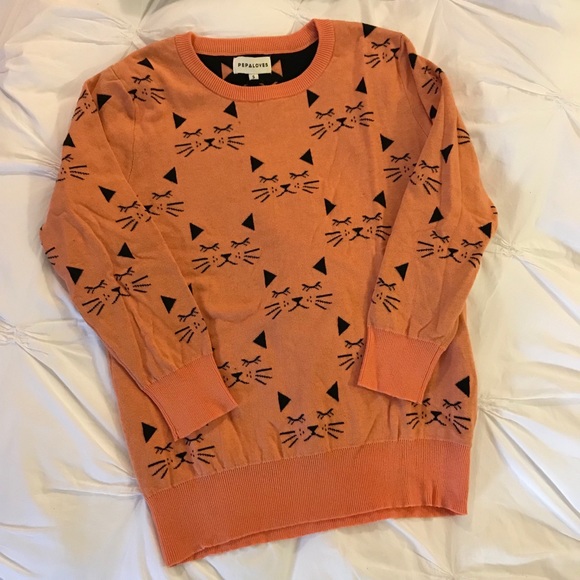 Anthropologie Sweaters - NEW Anthropology cute cat sweater